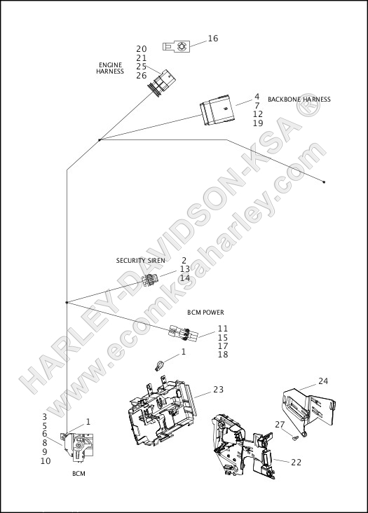 WIRING HARNESS, MAIN, ABS (4 OF 4)